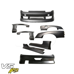 VSaero FRP BSPO Blister Wide Body Complete Kit 8pc for Nissan 240SX 1989-1994 > 3dr Hatch image - 2