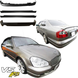 VSaero FRP WAL Body Kit 4pc for Infiniti Q45 F50 Cima 2002-2004 image - 3