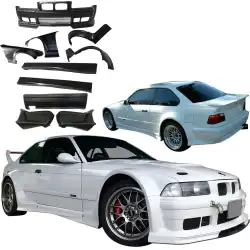 FRP RIEG DTM Wide Body Kit 8pc > BMW 318i 325i (E36) 1992-1998 > 2dr Coupe image - 3