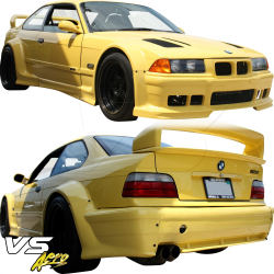 VSaero FRP RIEG DTM Wide Body Kit 8pc for BMW 318i 325i (E36) 1992-1998 > 2dr Coupe image - 2
