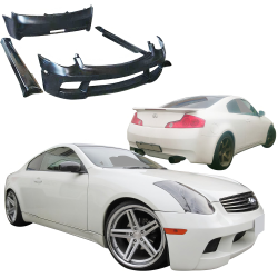 VSaero FRP DMA 4pc Body Kit for Infiniti G35 Coupe 2003-2006 > 2dr Coupe image - 4