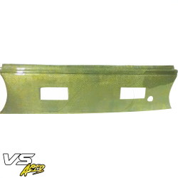 VSaero Carbon Yellow Black Twill Late Model Center Garnish Cover for Toyota MR2 (SW20) 1991-1995 image - 2