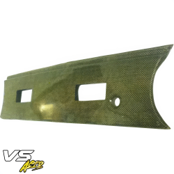 VSaero Carbon Yellow Black Twill Late Model Center Garnish Cover for Toyota MR2 (SW20) 1991-1995 image - 6
