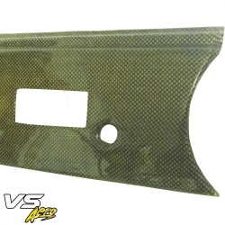 VSaero Carbon Yellow Black Twill Late Model Center Garnish Cover for Toyota MR2 (SW20) 1991-1995 image - 8
