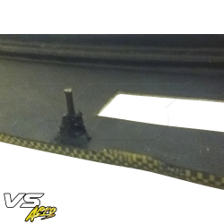 VSaero Carbon Yellow Black Twill Late Model Center Garnish Cover for Toyota MR2 (SW20) 1991-1995 image - 13