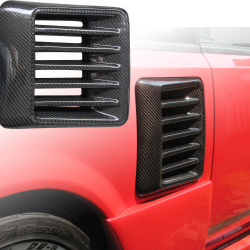 VSaero Carbon Fiber Supercharged Side Duct Scoop - DISCONTINUED for Toyota MR2 (AW11) 1985-1989 image - 26