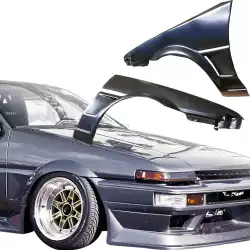 FRP ORI Wide Body Fenders (front) 20mm > Toyota Corolla (AE86) 1984-1987 > 2/3dr image - 24