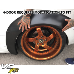 VSaero FRP M3 Style Wide Body Fender Flares (rear) for BMW 325Ci 330Ci (E46) 1999-2005 > 2dr Coupe image - 27