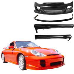 VSaero FRP GT2 Body Kit 3pc for Porsche 911 (996) 1999-2001 image - 1