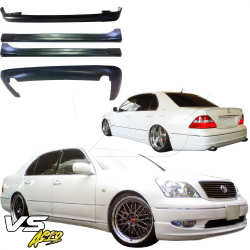 VSaero FRP WAL Body Kit 4pc for Lexus LS430 UCF30 2001-2003 image - 5