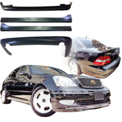 VSaero FRP WAL Body Kit 4pc for Lexus LS430 UCF30 2001-2003 image - 1
