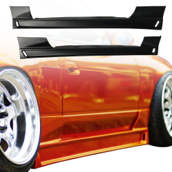 VSaero FRP GCOR Side Skirts for Nissan 240SX 1989-1994 > 2/3dr image - 1