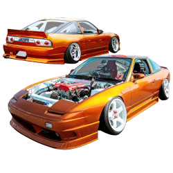 VSaero FRP GCOR Body Kit 4pc for Nissan 240SX 1989-1994 > 3dr Hatch image - 1