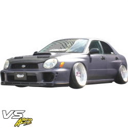 VSaero FRP LSPO WRC Wide Body Fenders 7pc for Subaru Impreza WRX 2002-2003 > 4dr Sedan image - 3