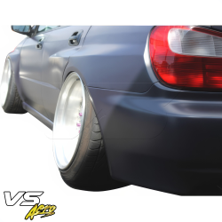 VSaero FRP LSPO WRC Wide Body Fenders 7pc for Subaru Impreza WRX 2002-2003 > 4dr Sedan image - 8