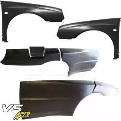FRP LSPO WRC Wide Body Fenders 7pc > Subaru Impreza WRX 2002-2003 > 4dr Sedan image - 1