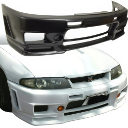 VSaero FRP NISM 400R Front Bumper for Nissan Skyline (R33) GTS 1995-1998 > 2/4dr image - 26