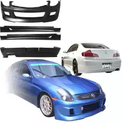 FRP TRUS Body Kit 4pc > Infiniti G35 Sedan 2003-2004 > 4dr Sedan image - 3