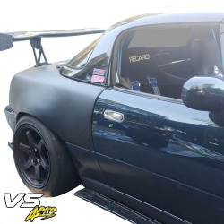 VSaero FRP ARIO Wide Body Fenders (rear) 23mm for Mazda Miata MX-5 (NA) 1990-1997 image - 2