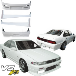 VSaero FRP TB Body Kit 4pc for Nissan Cefiro A31 1988-1993 image - 5