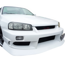 VSaero FRP ORI STR Front Bumper for Nissan Skyline (R34) GTS 1999-2002 > 2/4dr image - 3