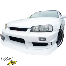VSaero FRP ORI STR Front Bumper for Nissan Skyline (R34) GTS 1999-2002 > 2/4dr image - 5