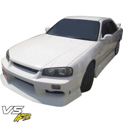 VSaero FRP ORI STR Front Bumper for Nissan Skyline (R34) GTS 1999-2002 > 2/4dr image - 10