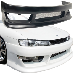 VSaero FRP VERT Front Bumper for Nissan 240SX (S14) 1997-1998 image - 27