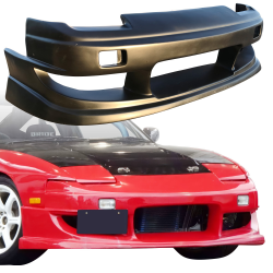 VSaero FRP WOR9 Front Bumper for Nissan 240SX 1989-1994 > 2/3dr image - 1
