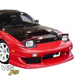 VSaero FRP WOR9 Front Bumper for Nissan 240SX 1989-1994 > 2/3dr image - 6