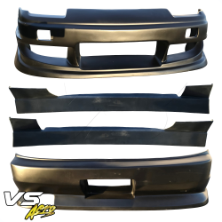 VSaero FRP WOR9 Body Kit 4pc for Nissan 240SX 1989-1994 > 3dr Hatch image - 3