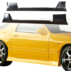 VSaero FRP VANQ Side Skirts for Mazda RX-7 (FC3S) 1986-1992 image - 1