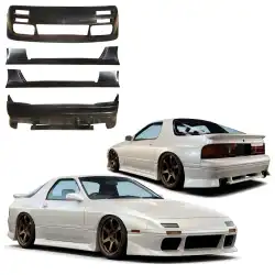 FRP VANQ Body Kit 4pc > Mazda RX-7 (FC3S) 1986-1992 image - 5