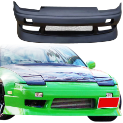VSaero FRP URA v4 Front Bumper for Nissan 240SX 1989-1994 > 2/3dr image - 1