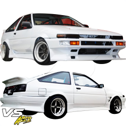 VSaero FRP URA Body Kit 4pc for Toyota Corolla (AE86) 1984-1987 > 2/3dr image - 4