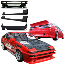 VSaero FRP URA Body Kit 4pc for Toyota Corolla (AE86) 1984-1987 > 2/3dr image - 1
