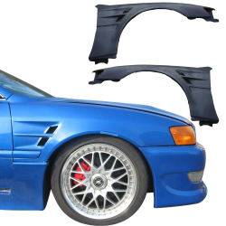 VSaero FRP ORI Wide Body Fenders (front) 20mm for Toyota Chaser (JZX100) 1997-2000 image - 1