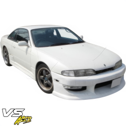 VSaero FRP WOR9 v1 Front Bumper for Nissan 240SX (S14) 1995-1996 image - 10