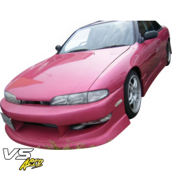 VSaero FRP WOR9 v1 Front Bumper for Nissan 240SX (S14) 1995-1996 image - 12