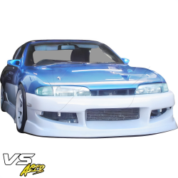 VSaero FRP WOR9 v1 Front Bumper for Nissan 240SX (S14) 1995-1996 image - 16