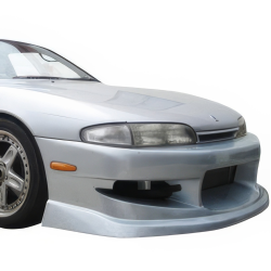 VSaero FRP WOR9 v1 Front Bumper for Nissan 240SX (S14) 1995-1996 image - 1