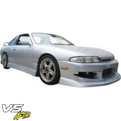 VSaero FRP WOR9 v1 Front Bumper for Nissan 240SX (S14) 1995-1996 image - 2
