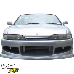 VSaero FRP WOR9 v1 Front Bumper for Nissan 240SX (S14) 1995-1996 image - 3