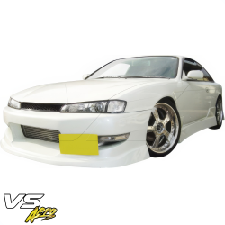 VSaero FRP WOR9 v1 Front Bumper for Nissan 240SX (S14) 1997-1998 image - 10