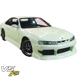 VSaero FRP WOR9 v1 Front Bumper for Nissan 240SX (S14) 1997-1998 image - 11