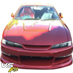VSaero FRP WOR9 v1 Front Bumper for Nissan 240SX (S14) 1997-1998 image - 16