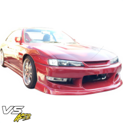 VSaero FRP WOR9 v1 Front Bumper for Nissan 240SX (S14) 1997-1998 image - 17