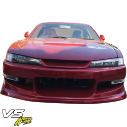 VSaero FRP WOR9 v1 Front Bumper for Nissan 240SX (S14) 1997-1998 image - 18