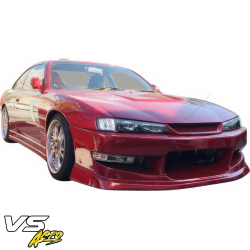 VSaero FRP WOR9 v1 Front Bumper for Nissan 240SX (S14) 1997-1998 image - 19