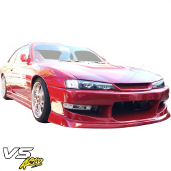 VSaero FRP WOR9 v1 Front Bumper for Nissan 240SX (S14) 1997-1998 image - 20